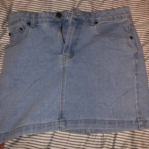 F21 Jean Skirt